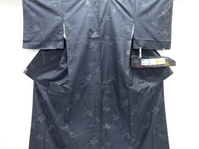 JAPANESE KIMONO / UNUSED DORO OSHIMA TSUMUGI (5 maruki)
